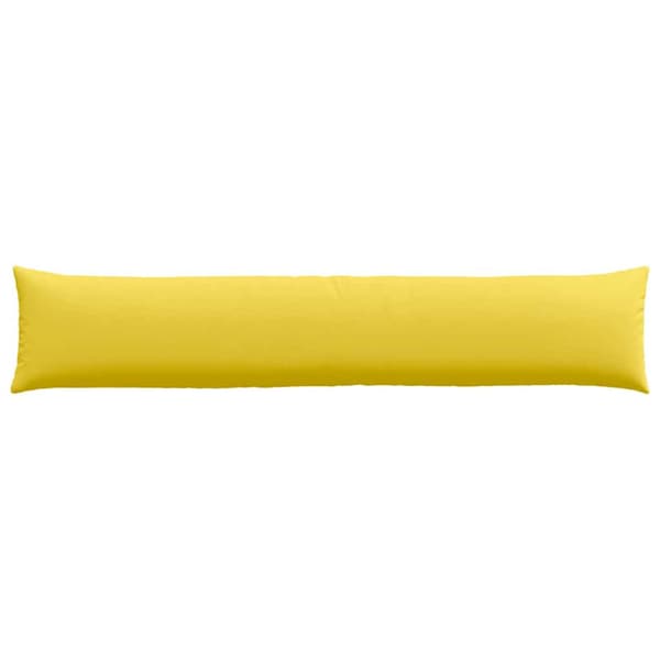 Sofakuddar 2 pcs Ljusgul 200 x 40 cm tyg