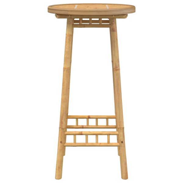 Barbord för utomhusbruk runt Ø55x100 cm bambu
