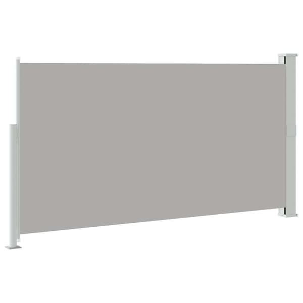 Infällbar sidomarkis 170x300 cm grå