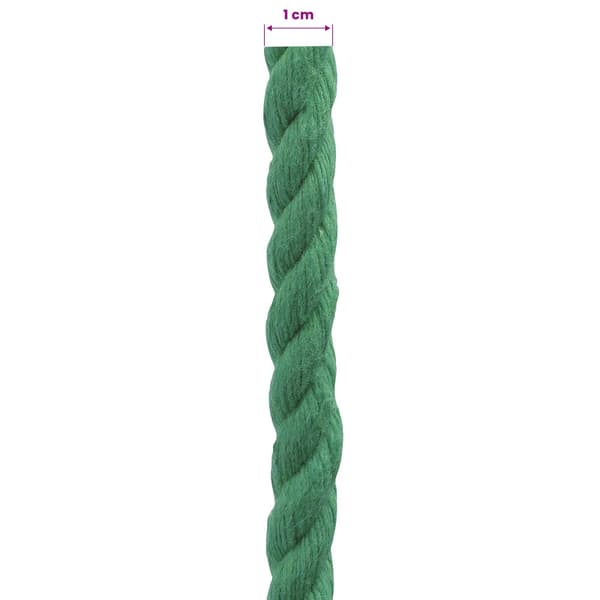 Rep Grön 1 x 1 x 2500 cm Bomull