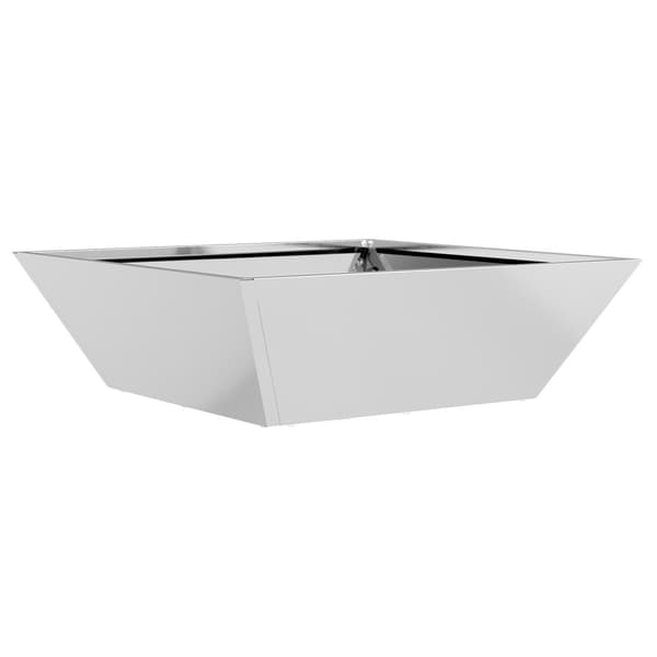 Trädgårdsplanterare 5 pcs Silver 50 x 50 x 15 cm