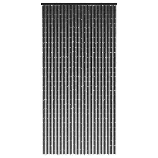 Insektsdörrgardin mörkgrå 90x220 cm bambu