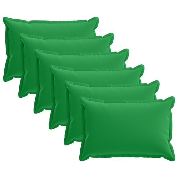 Kuddöverdrag 6 st HOUTEN Grön 40 x 60 cm Polyester