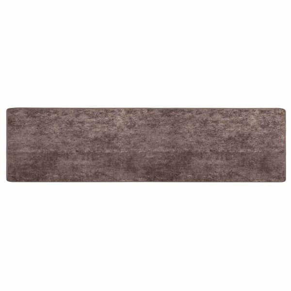 Mattlöpare MARSA Grå 400 x 80 cm Polyester och PVC