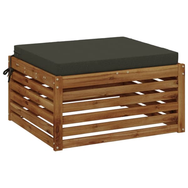 1-delad Sittdyna SOEST 100% Polyester Antracit 70 x 70 x 7 cm