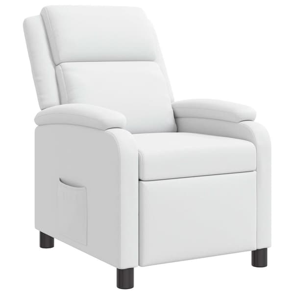 Recliner Vit Konstläder