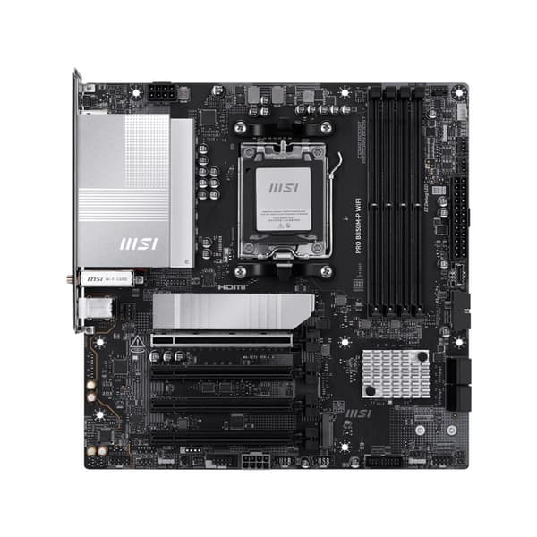 MSI PRO B850M-P WIFI - moderkort - micro ATX - Socket AM5 - AMD B850