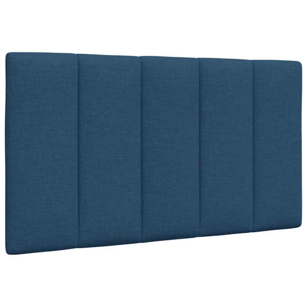 Bed Frame without Mattress "Hanko" Blue 90x190cm Fabric
