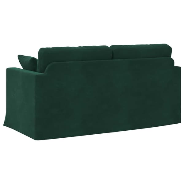 Soffa Mörkgrön 158 x 78 x 80 cm Sammet