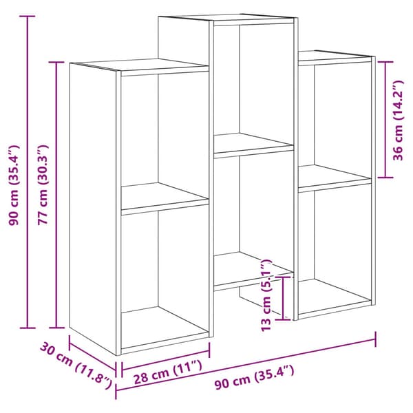 Sideboard Vit 90 x 30 x 90 cm