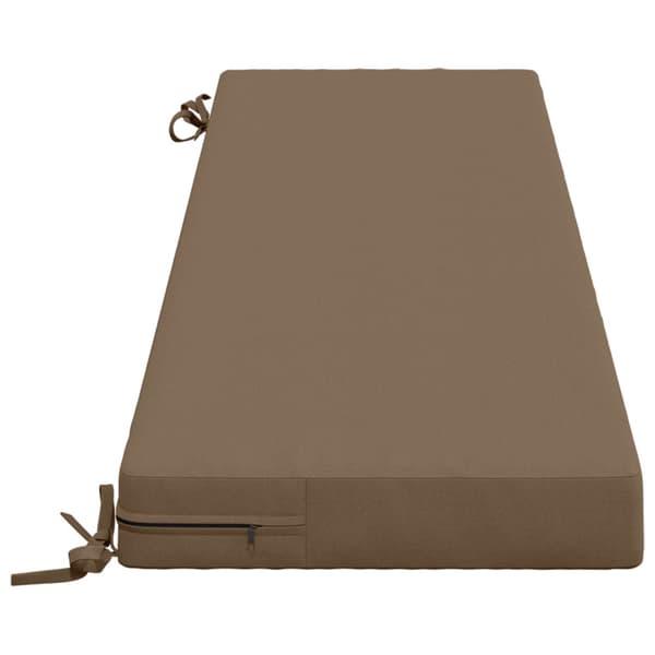 2-delade Bänk Kuddar SOEST 2 st 100% Polyester Taupe