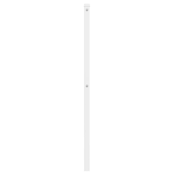 Ersättningsgavel metall vit 120 cm