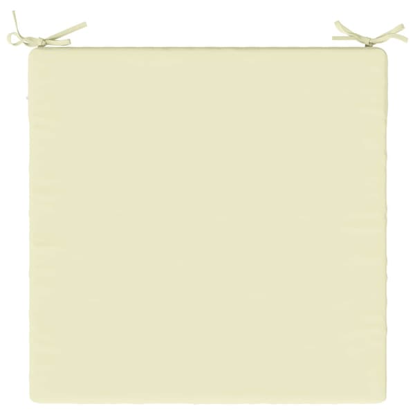 1-delad Sittdyna SOEST 100% Polyester Gräddvit 80 x 80 x 5 cm