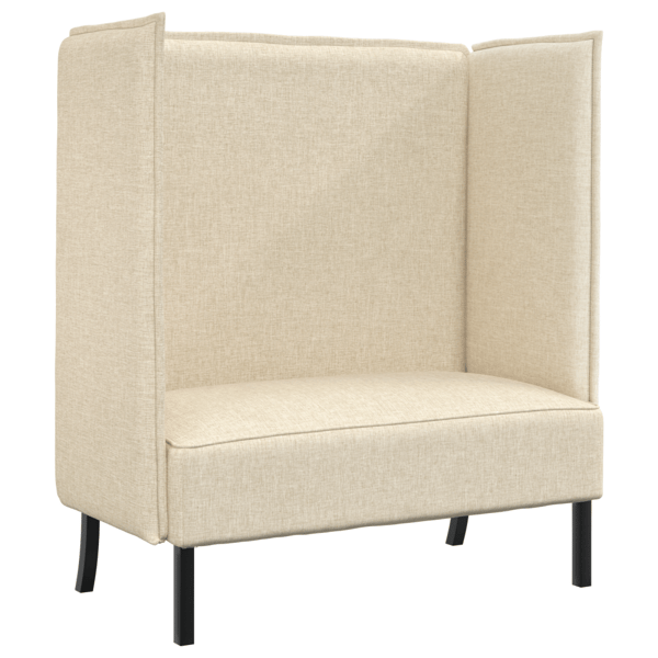 Hög Ryggsoffa 101cm Kräm tyg