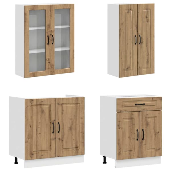 Köksenhet KALMAR 8 pcs Artisan-ek Konstruerat trä