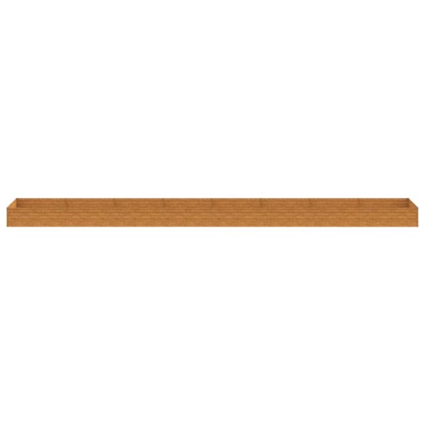 Odlingslåda 770x100x36 cm rosttrögt stål