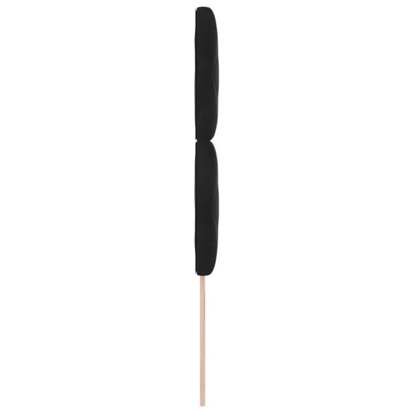 Huvudgavel Svart 100 cm Sammet