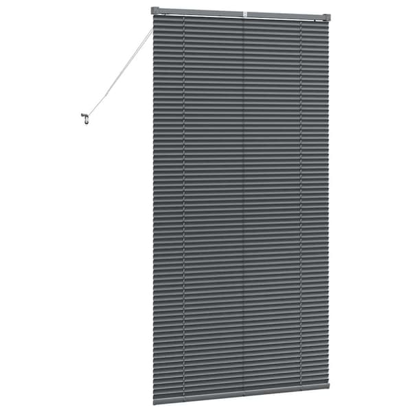 Persienner Mörkgrå 175 x 85 cm Aluminium
