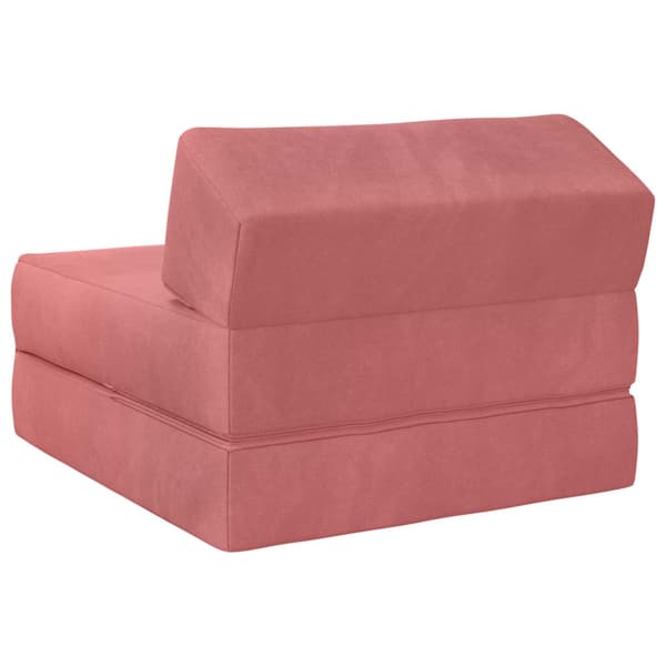 Fällbar Soffbed Rosa 60 x 70 x 41 cm Tyg