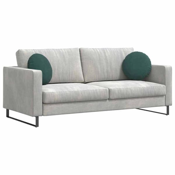Sittkuddar 2 pcs Mörkgrön Ø 40 x 13 cm Sammet