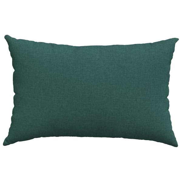 Sofakuddar 2 pcs Mörkgrön 60 x 40 cm tyg