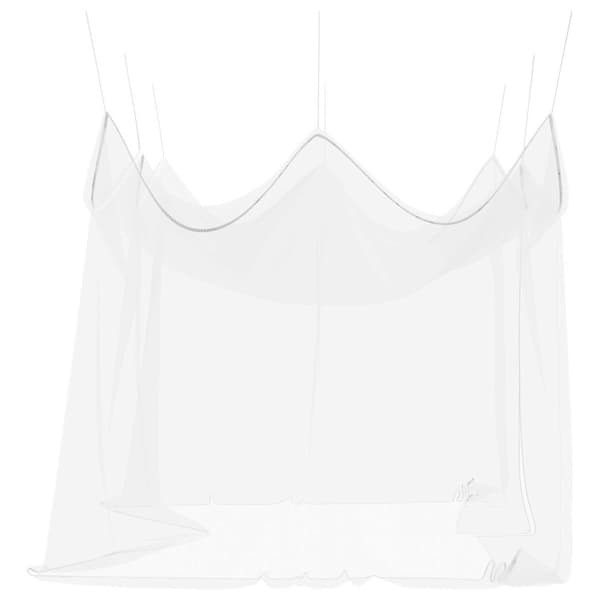 Trädgårdsmyggnät 156 Mesh Vit 3 x 4,5 x 2,5 m Polyester