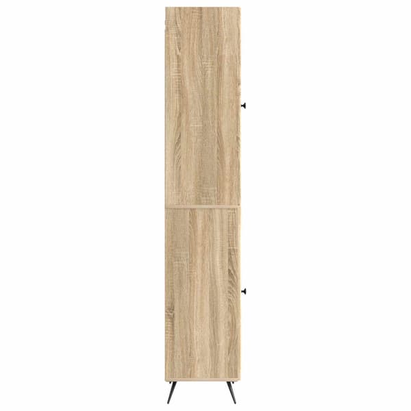 Skåpset 2 pcs Sonoma-ek Konstruerat trä