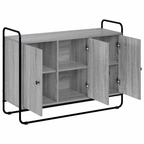 Sideboard Grå Sonoma 102 x 35 x 75 cm Konstruerat trä