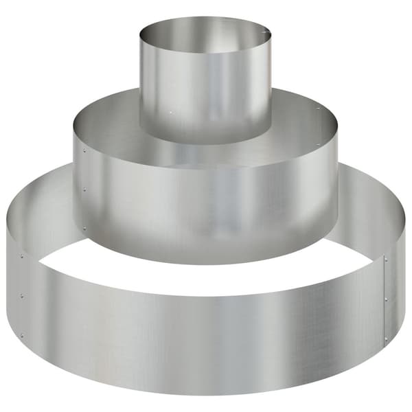 Trädgårdsplanterare Silver 90 x 90 x 20 cm Galvaniserat Stål