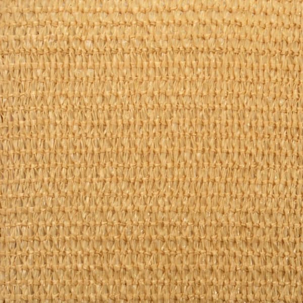 Solsegel 160 g/m² rektangulär sand 2,5x5 m HDPE