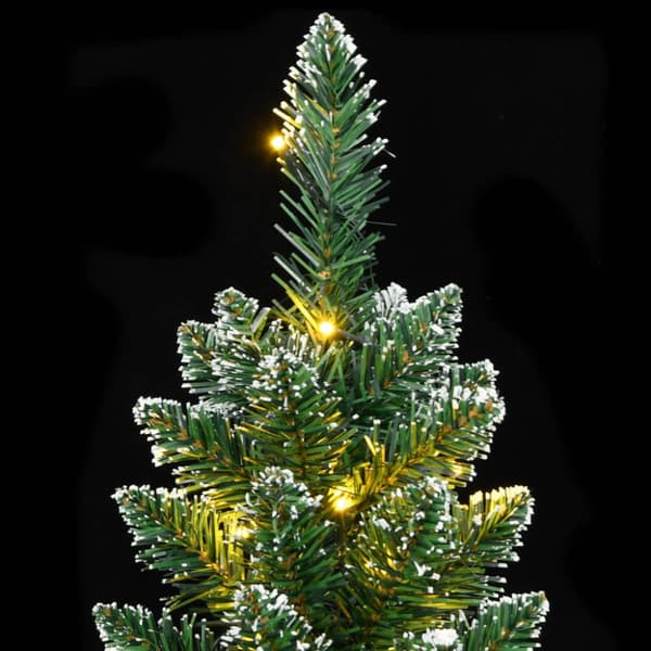 Plastgran smal 300 LEDs 240 cm