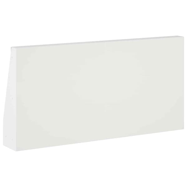 Stödvägg 2 st 40 x 12 x 30 cm Stål Vit