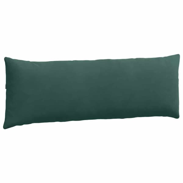 Sofakuddar 2 pcs Mörkgrön 120 x 40 cm Kordread tyg