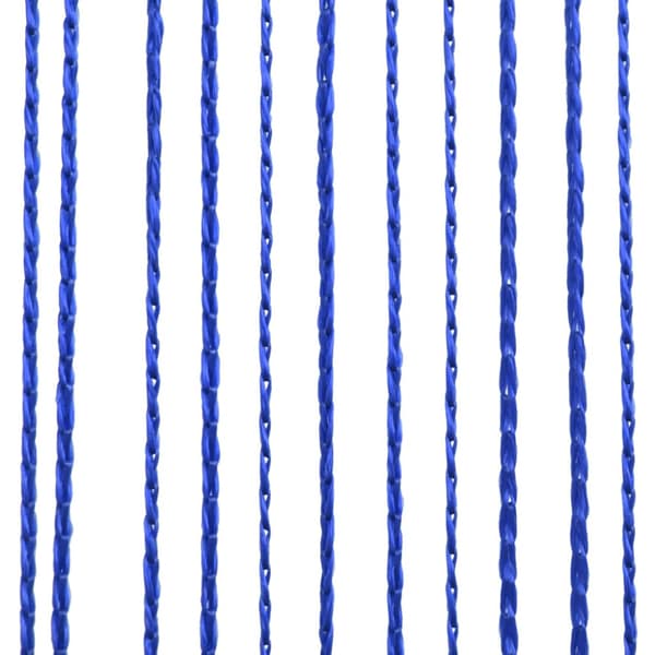 Trådgardiner 2 st 100x250 cm blå