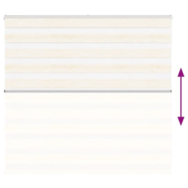 Rullgardin zebra 160x100 cm tyg bredd 155,9 cm polyester