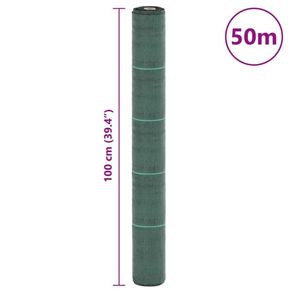 Ogräsmatta grön 1x50 m PP