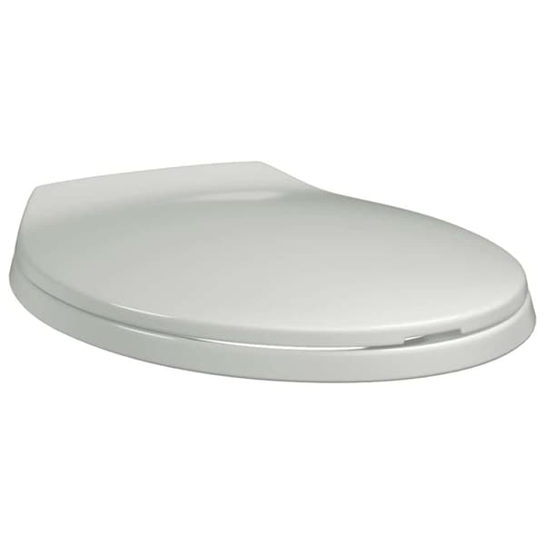 Toalettsits mjuk stängning oval vit