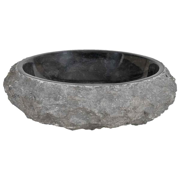 Handfat 40x12 cm marmor svart