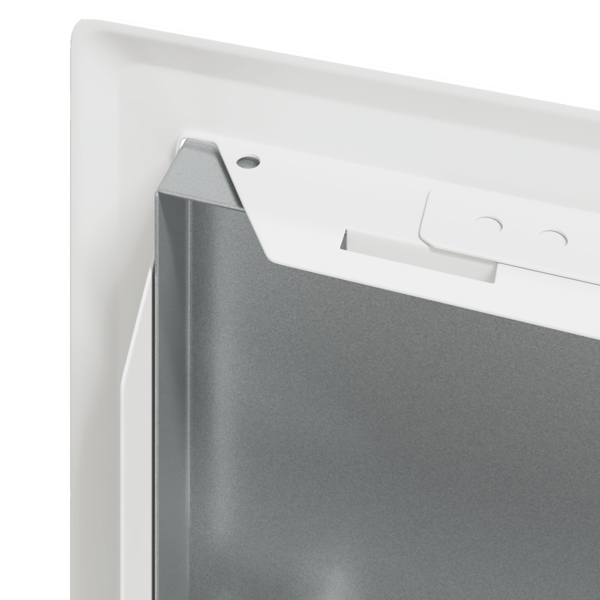 Åtkomstpanel 2 pcs Vit 23 x 23 x 3 cm Stål