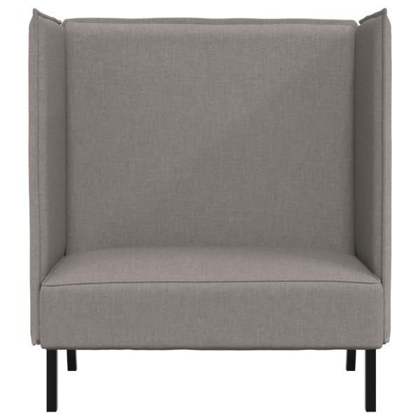 Hög Ryggsoffa 101cm Taupe tyg
