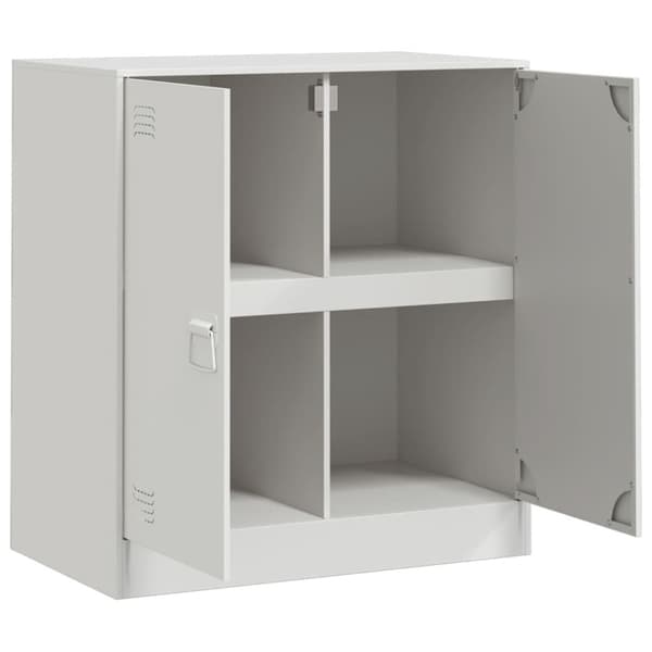 Skänk vit 67x39x73 cm stål