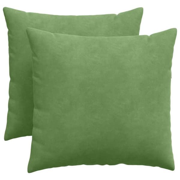 Sofakuddar 2 pcs Ljusgrön 50 x 50 cm Kordread tyg