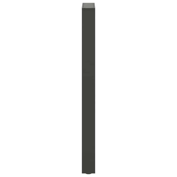 Barbordsben antracit 2 st 50x(100-101) cm stål
