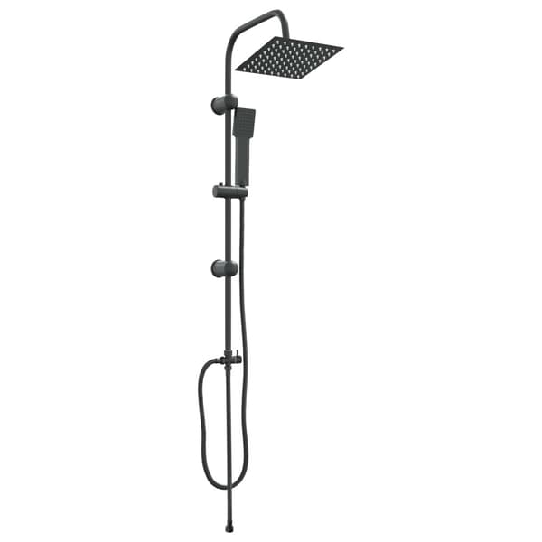 Duschsystem Svart 47 x 20 x 95 cm Rostfritt stål
