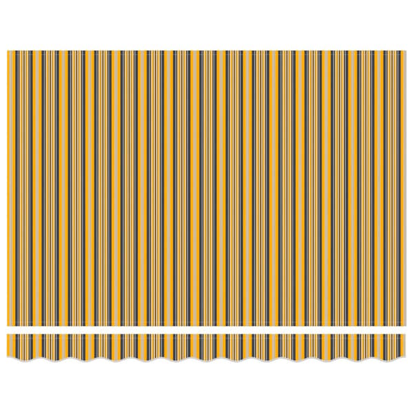 Utfällbar markis Flerfärgsdesign 350 x 250 cm