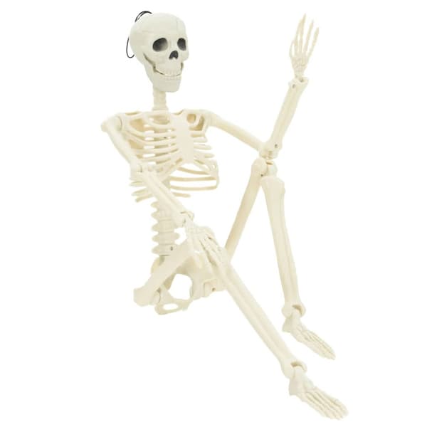 Halloween skelett 2 pcs Vit 85 cm PVC