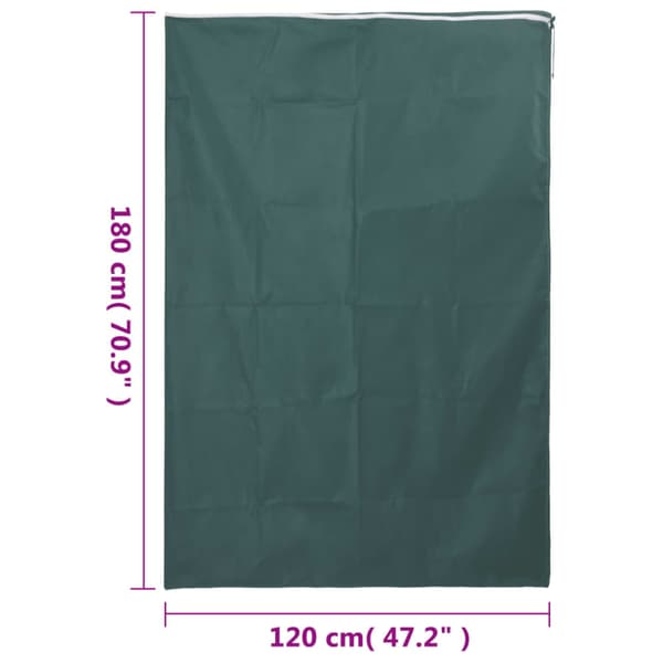 Fiberdukar med blixtlås 2 st 70 g/m² 1,2x1,8 m