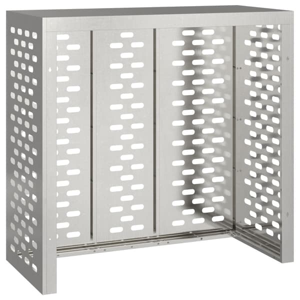 Täckning för Luftkonditionering Silver 110 x 50 x 105 cm