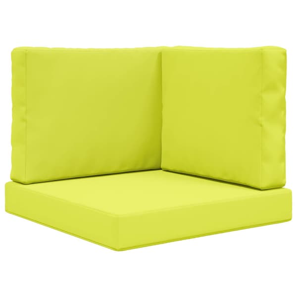 Utomhus Soffa Kudde 3 pcs Grön Polyester