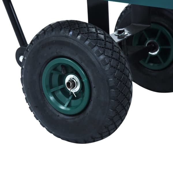 Trädgårdsvagn grön 250 kg